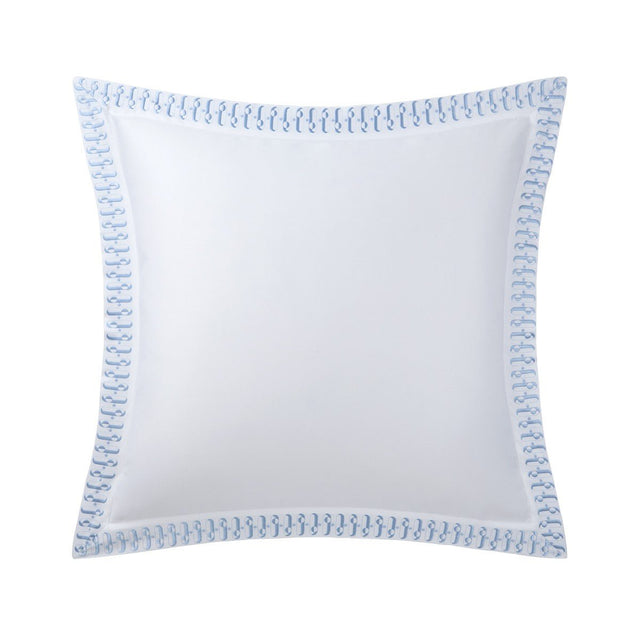 Dorian Blanc/Pastel Sham by Yves Delorme Couture - view 7
