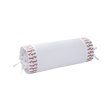 Dorian Santal Neckroll by Yves Delorme Couture Neckroll 5" x 14" Blanc/Santal at FIG LINENS AND HOME 1
