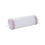 Dorian Santal Neckroll by Yves Delorme Couture Neckroll 5" x 14" Blanc/Santal at FIG LINENS AND HOME 1