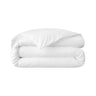 Duo Blanc Bedding by Yves Delorme Duvet Cover Full/Queen 92 x 92 Blanc at FIG LINENS AND HOME 37
