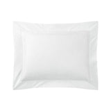 Duo Blanc Bedding by Yves Delorme Pillow Sham Boudoir (Single) 12 x 17 Blanc at FIG LINENS AND HOME 49