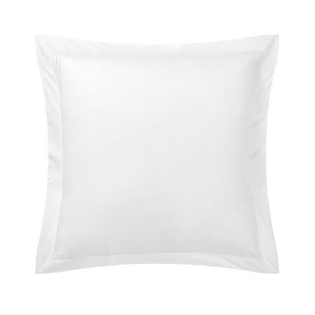 Duo Blanc Bedding by Yves Delorme Pillow Sham Euro (Single) 26 x 26 Blanc at FIG LINENS AND HOME 50