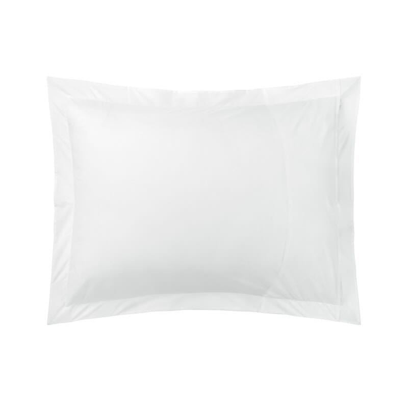 Duo Blanc Bedding by Yves Delorme Pillowcase King (Single) 21 x 43 Blanc at FIG LINENS AND HOME 69