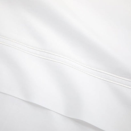 Duo Blanc Bedding by Yves Delorme Pillowcase Standard (Single) 21 x 32 Blanc at FIG LINENS AND HOME 75