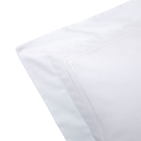 Duo Blanc Bedding by Yves Delorme Pillowcase Standard (Single) 21 x 32 Blanc at FIG LINENS AND HOME 77