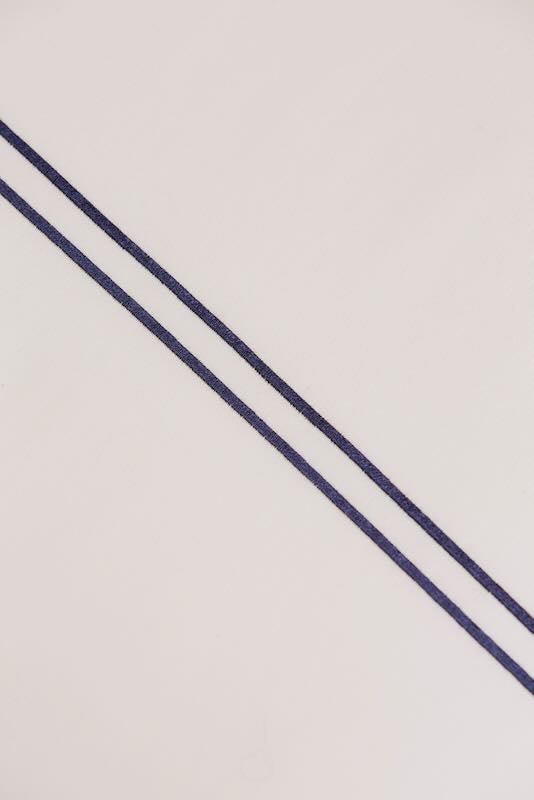 Duo Marine Bedding by Yves Delorme Pillowcase Standard (Single) 21 x 32 Marine at FIG LINENS AND HOME 45