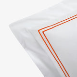 Duo Orange Bedding by Yves Delorme Duvet Cover Twin 68 x 86 Orange at FIG LINENS AND HOME 56
