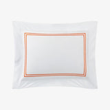 Duo Orange Bedding by Yves Delorme Pillow Sham Boudoir (Single) 12 x 17 Orange at FIG LINENS AND HOME 43