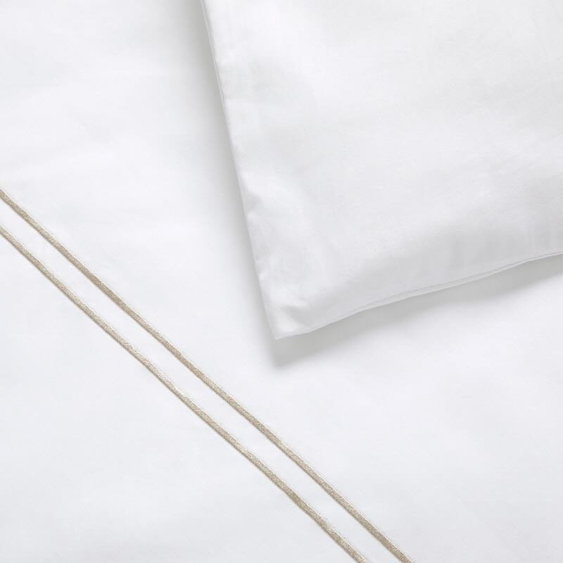 Duo Pierre Bedding by Yves Delorme Duvet Cover King 111 x 92 Pierre at FIG LINENS AND HOME 51