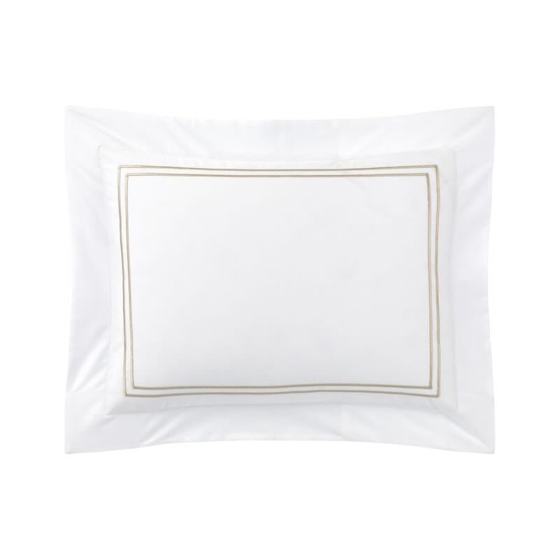 Duo Pierre Bedding by Yves Delorme Pillow Sham Euro (Single) 26 x 26 Pierre at FIG LINENS AND HOME 44