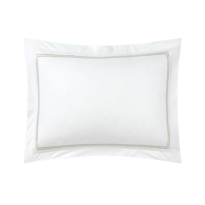 Duo Pierre Bedding by Yves Delorme Pillowcase King (Single) 21 x 43 Pierre at FIG LINENS AND HOME 47