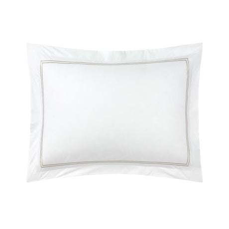 Duo Pierre Bedding by Yves Delorme Pillowcase Standard (Single) 21 x 32 Pierre at FIG LINENS AND HOME 48