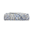Ecumes Bed Runner by Yves Delorme Bed Runner 87 x 31 Celeste and Marine Blue at FIG LINENS AND HOME 1