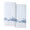 Ecumes Embroidered Linen Fingertip Towels by Yves Delorme Fingertip Towels 16 x 24 - Set of 2 Celeste and Marine Blue at FIG LINENS AND HOME 1