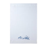 Ecumes Embroidered Linen Fingertip Towels by Yves Delorme Fingertip Towels 16 x 24 - Set of 2 Celeste and Marine Blue at FIG LINENS AND HOME 3