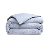Ecumes Organic Bedding by Yves Delorme Sham Boudoir (Single) 12 x 17 Celeste and Marine Blue at FIG LINENS AND HOME 10