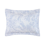 Ecumes Organic Bedding by Yves Delorme Sham King (Single) 21 x 37 Celeste and Marine Blue at FIG LINENS AND HOME 5