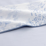 Ecumes Organic Bedding by Yves Delorme Sham King (Single) 21 x 37 Celeste and Marine Blue at FIG LINENS AND HOME 6