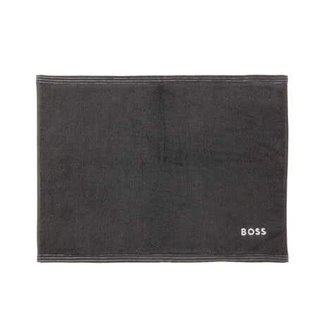 Edge Bath Mats by Hugo Boss Home | Yves Delorme Tub Mat Graphite at Fig Linens and Home - View 1