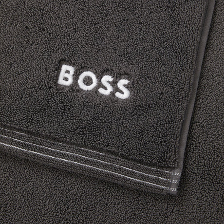 Edge Bath Mats by Hugo Boss Home | Yves Delorme Tub Mat Graphite at Fig Linens and Home - View 2