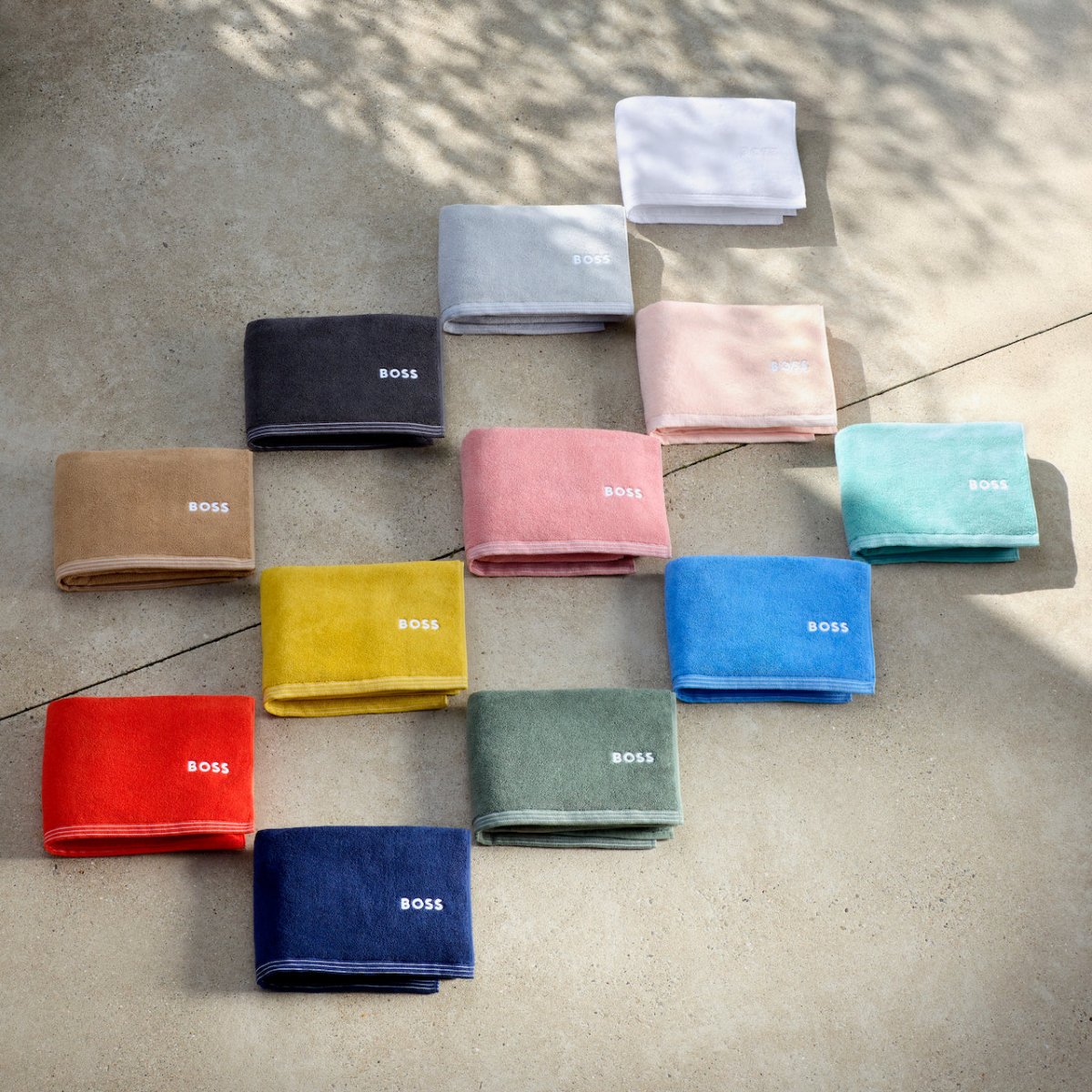 Edge Towels by Hugo Boss Home | Yves Delorme Bath Collection at Fig Linens and Home - View 2
