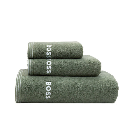 Lichen Edge Towels by Hugo Boss Home | Yves Delorme Bath Collection at Fig Linens and Home 1