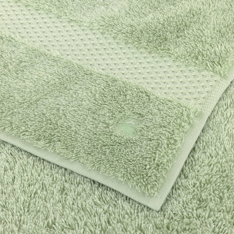 Logo Detail of Etoile Amande Bath by Yves Delorme | Terry Towels at Fig Linens and Home