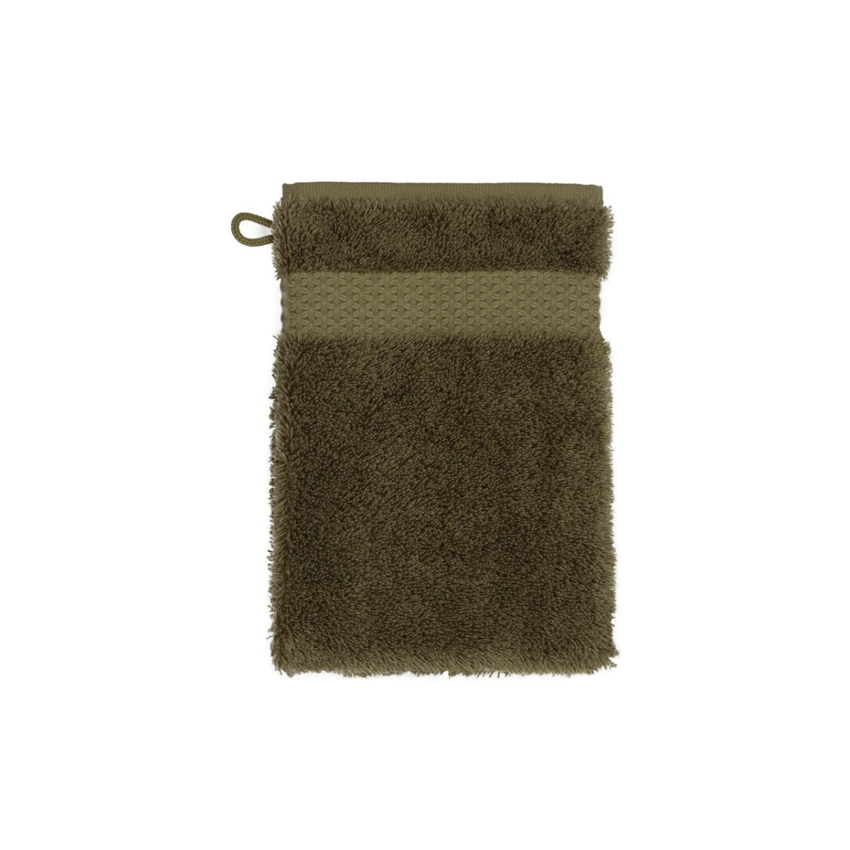 Wash Mitt - Etoile Kaki Bath by Yves Delorme at Fig Linens and Home