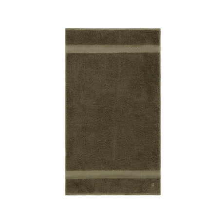Guest Towel - Etoile Kaki Bath by Yves Delorme at Fig Linens and Home