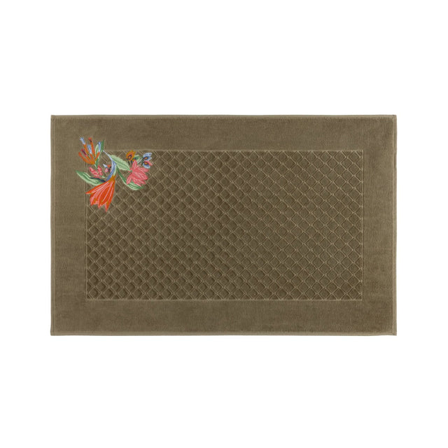 Eze Bath Mat by Yves Delorme Bath Mat 22 x 35 Multi at FIG LINENS AND HOME 1