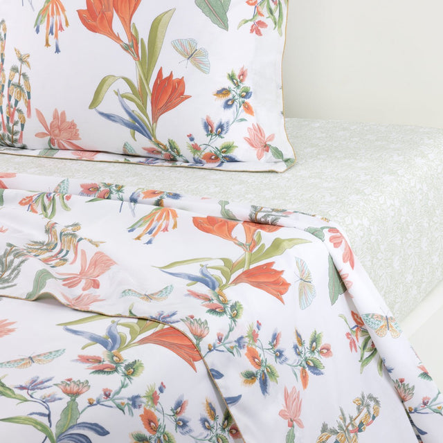Eze Corail Flat Sheet by Yves Delorme