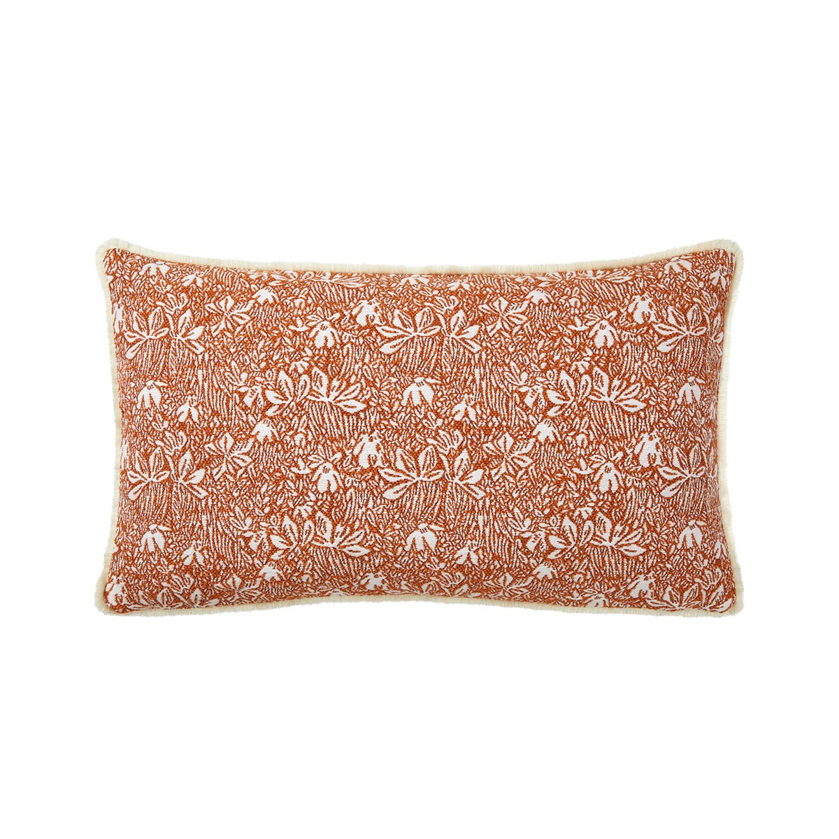 Eze Oranger Decorative Pillows by Yves Delorme Decorative Pillow 13 x 22 Oranger at FIG LINENS AND HOME 2
