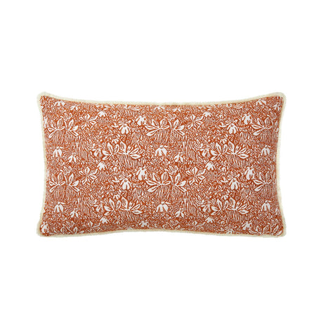 Eze Oranger Decorative Pillows by Yves Delorme Decorative Pillow 13 x 22 Oranger at FIG LINENS AND HOME 2
