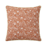 Eze Oranger Decorative Pillows by Yves Delorme Decorative Pillow 18 x 18 Oranger at FIG LINENS AND HOME 1