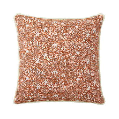 Eze Oranger Decorative Pillows by Yves Delorme Decorative Pillow 18 x 18 Oranger at FIG LINENS AND HOME 1