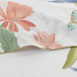Eze Organic Bedding by Yves Delorme Flat Sheet King 114 x 116 Corail at FIG LINENS AND HOME 4