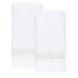 Festons Embroidered Linen Fingertip Towels by Yves Delorme - Powder Room Pair of Towels
