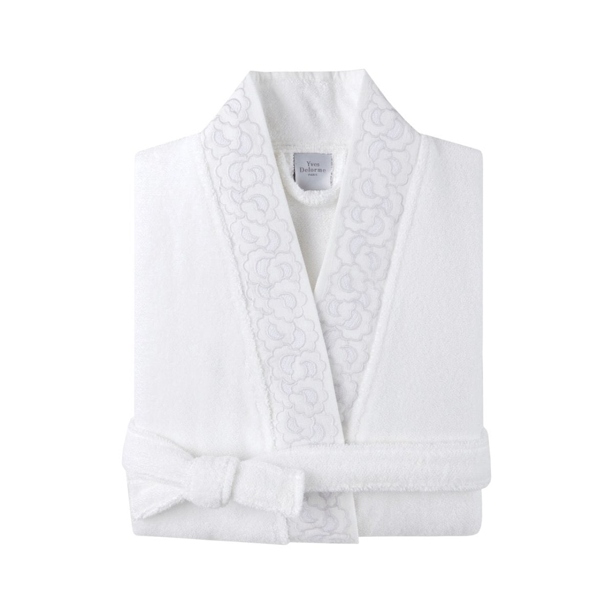 Festons Kimono Bathrobe (Women's) M Yves Delorme