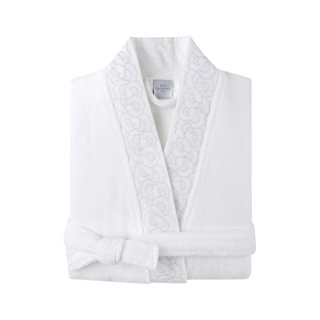 Festons Kimono Bathrobe (Women's) M Yves Delorme