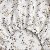 Fleurs Fitted Sheet by Yves Delorme King Fitted Sheet Multi at FIG LINENS AND HOME 2