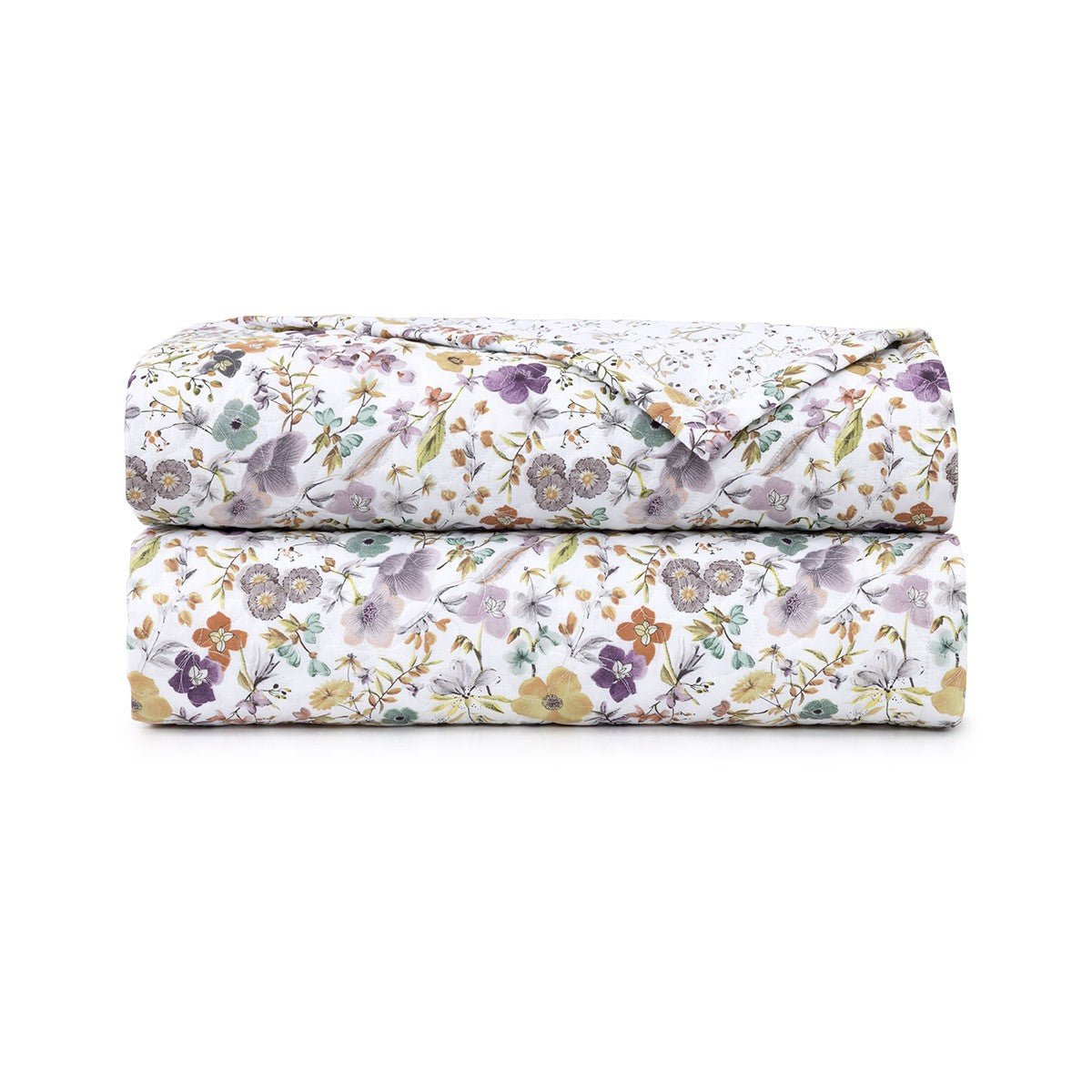 Fleurs Quilted Coverlet by Yves Delorme - view 1