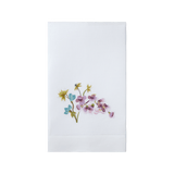 Fleurs Senteur Guest Towel by Yves Delorme Couture Fingertip Towel 16" x 24" Senteur at FIG LINENS AND HOME 1
