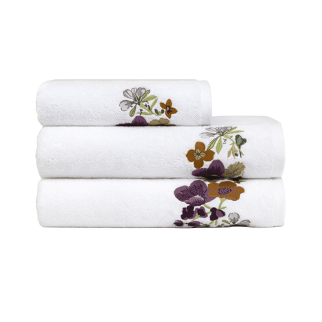 Fleurs Towels by Yves Delorme Bath Sheet Multi at FIG LINENS AND HOME 2
