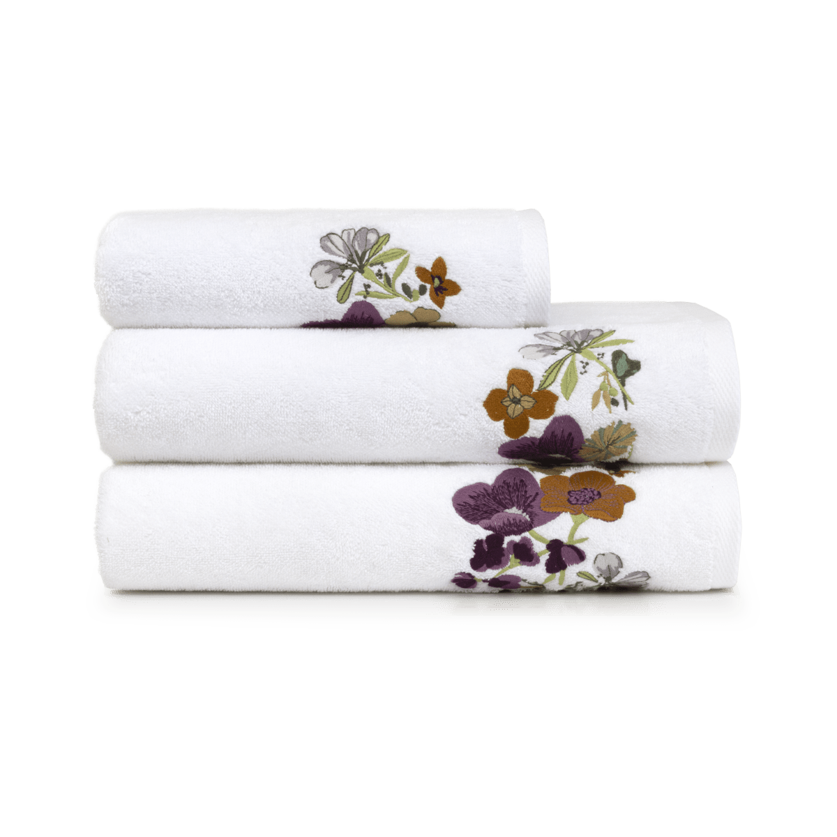 Fleurs Towels by Yves Delorme Bath Sheet Multi at FIG LINENS AND HOME 10