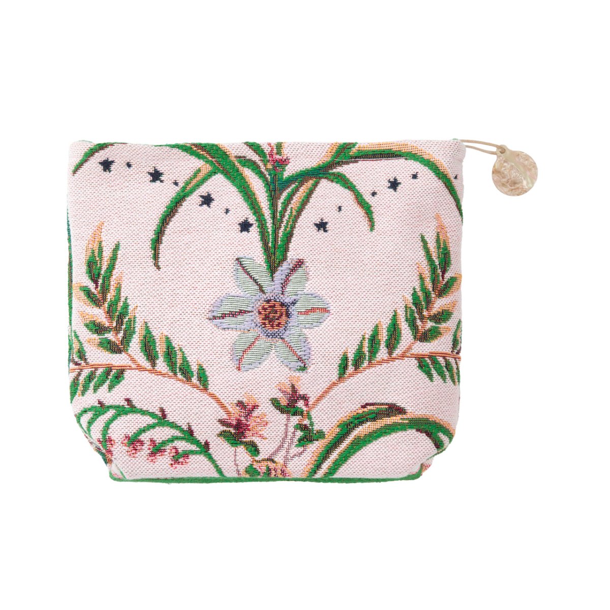 Floralie Aurore Tote by Yves Delorme Tote 7" x 9" Aurore at FIG LINENS AND HOME 2