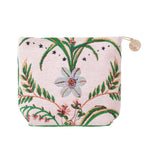 Floralie Aurore Tote by Yves Delorme Tote 7" x 9" Aurore at FIG LINENS AND HOME 2