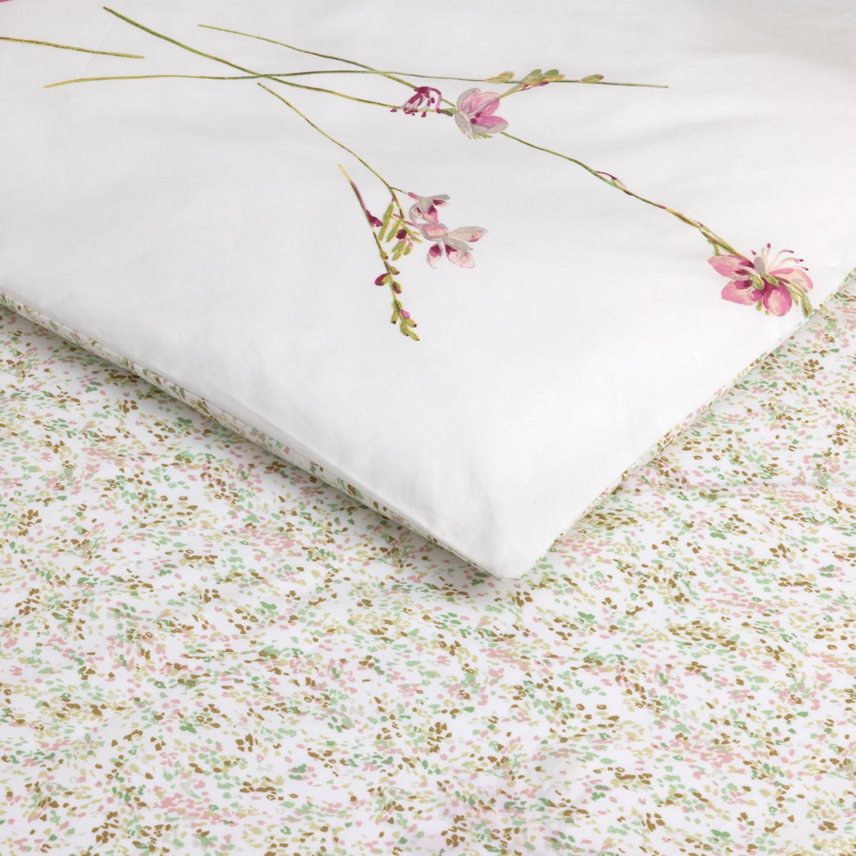 Gaura Bedding by Yves Delorme Duvet Cover Full/Queen 92 x 92 Multi at FIG LINENS AND HOME 4