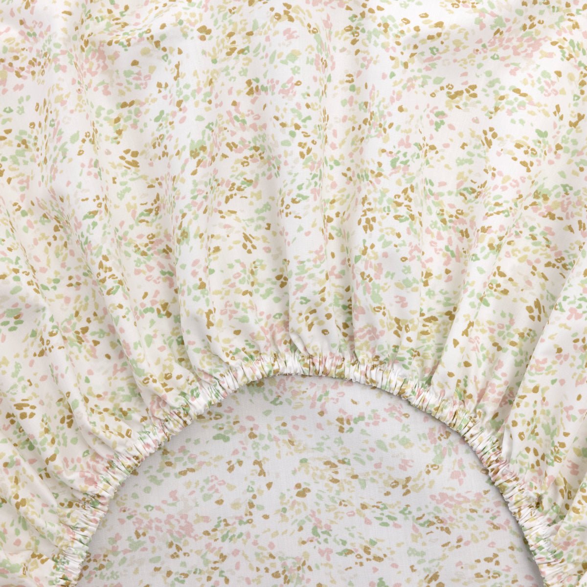 Gaura Bedding by Yves Delorme Fitted Sheet Cal King 75 x 85 Multi at FIG LINENS AND HOME 8