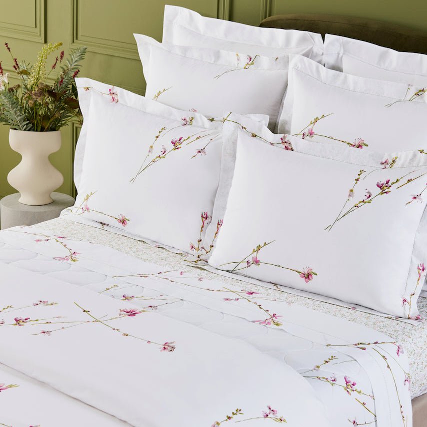 Gaura Quilted Coverlets by Yves Delorme Quilted Coverlet Queen 98 x 98 Multi at FIG LINENS AND HOME 4