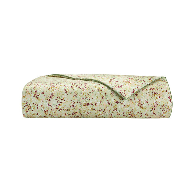 Gaura Silk Counterpane by Yves Delorme Counterpane 87 x 53 Multi at FIG LINENS AND HOME 1